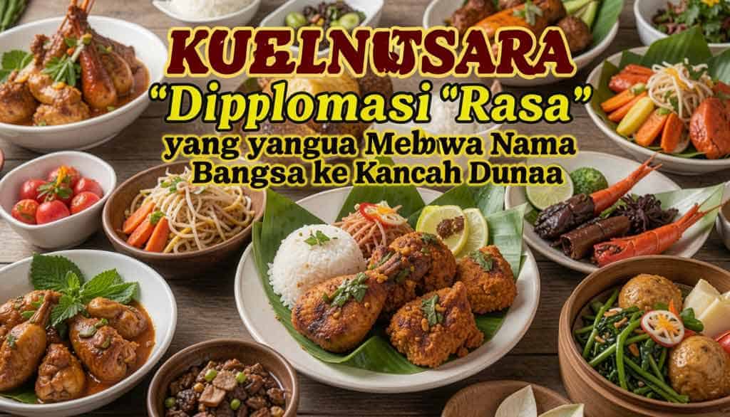 Merajut Dunia Lewat Lidah: Keajaiban Kuliner Nusantara Sebagai Diplomasi Rasa